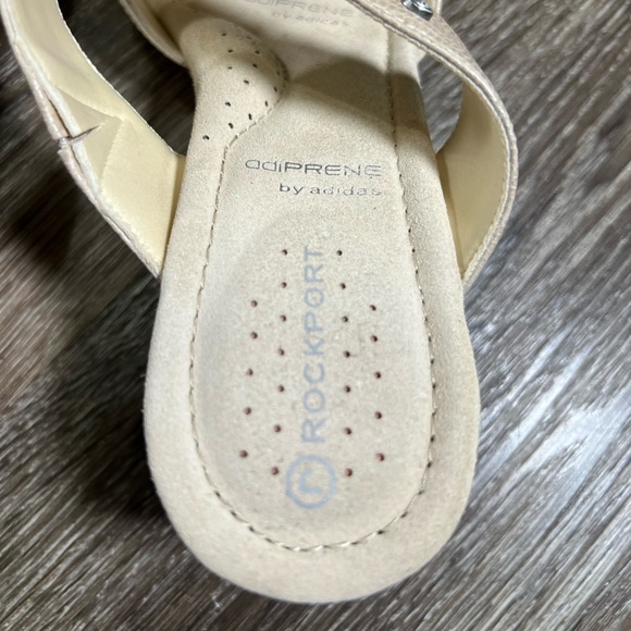 Rockport Emily 3" Wedge Slide Sand, sz:7.5 - Picture 5 of 8